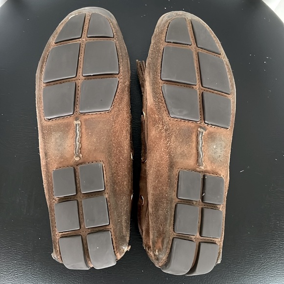 Tory Burch suede fringe accent moccasins - Picture 6 of 10